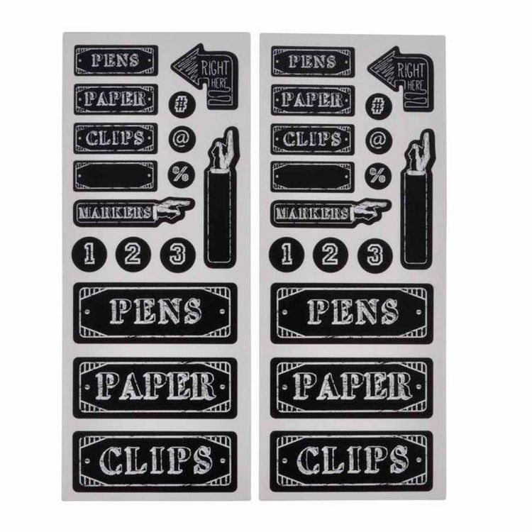 Promo ✔️ Paris Prix Stickers Ardoise Bureau 10x25cm Noir ???? 1 Promo ✔️ Paris Prix Stickers Ardoise Bureau 10x25cm Noir ????
