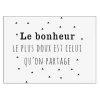 Vente flash 👏 Sticker Mural Texte Bonheur 30x40cm Noir 😀