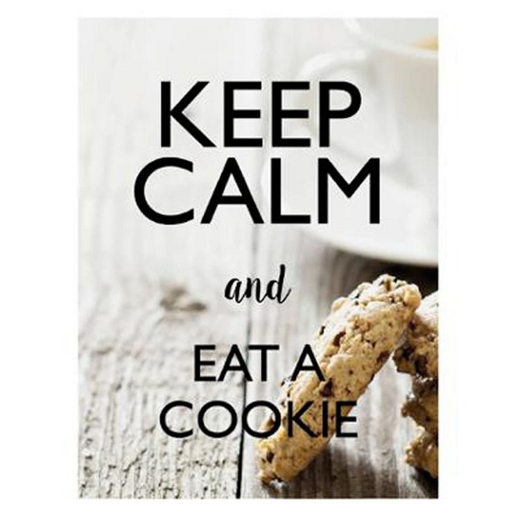 Tout neuf ???? Sticker Mural Keep Calm Cookie 30x40cm Multicolore ???? 1 Tout neuf ???? Sticker Mural Keep Calm Cookie 30x40cm Multicolore ????