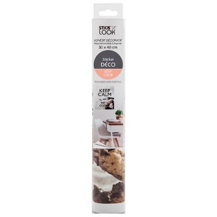 Tout neuf ???? Sticker Mural Keep Calm Cookie 30x40cm Multicolore ???? 2 Tout neuf ???? Sticker Mural Keep Calm Cookie 30x40cm Multicolore ???? – Image 2