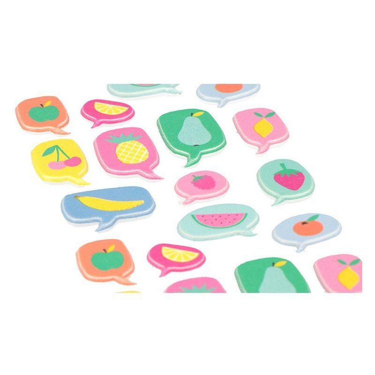 Meilleure affaire ???? Artemio Autocollants Puffies 3D Tutti Frutti Philactères ???? 3 Meilleure affaire ???? Artemio Autocollants Puffies 3D Tutti Frutti Philactères ???? – Image 3