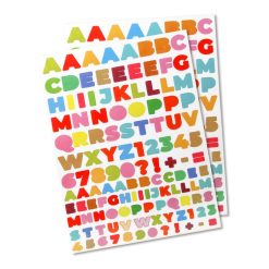 Acheter ???? MegaCrea Gommette Alphabet 378 Pièces Apprendre Les Lettres ????