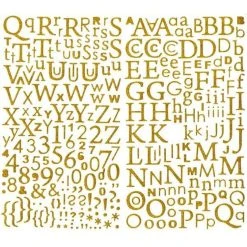 Les meilleures critiques de 😍 Artemio Alphabet Autocollant Paillettes Doré 💯