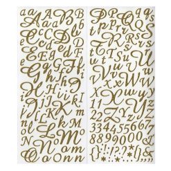 Alternative view of Grosses soldes ???? Artemio Stickers Alphabet & Chiffres Dorés à Paillettes ❤️