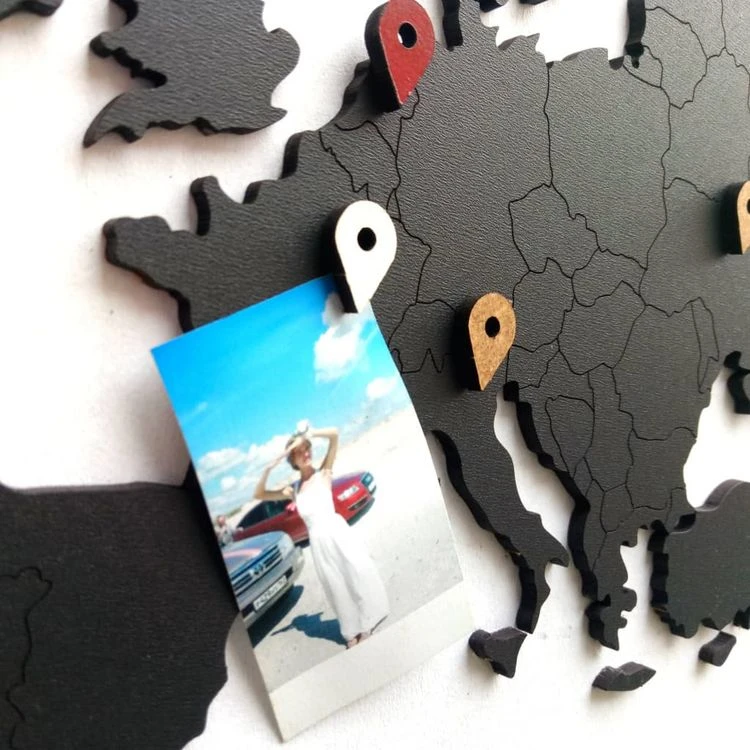 Grosses soldes 🥰 MiMi Innovations Decoration Carte Du Monde Murale Bois Noyer 130x78 Cm 😍 2 Grosses soldes 🥰 MiMi Innovations Decoration Carte Du Monde Murale Bois Noyer 130x78 Cm 😍 – Image 2