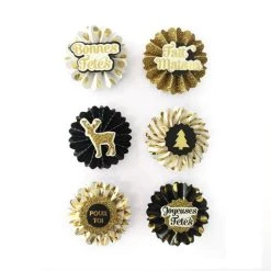 Meilleur prix 😉 Graine Créative 6 Stickers 3D Médaillons De Noël 4 Cm 🌟