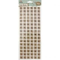 Meilleure vente 🔔 Rayher Stickers Scrabble En Liège - Alphabet Majuscule & Minuscule 🧨