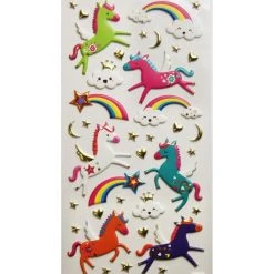 Top 10 😍 Youdoit Autocollants Réutilisables - Relief 3D - Licornes & Arc-en-ciel - Brillant 🛒 -Paris Prix Sales unnamed file 513