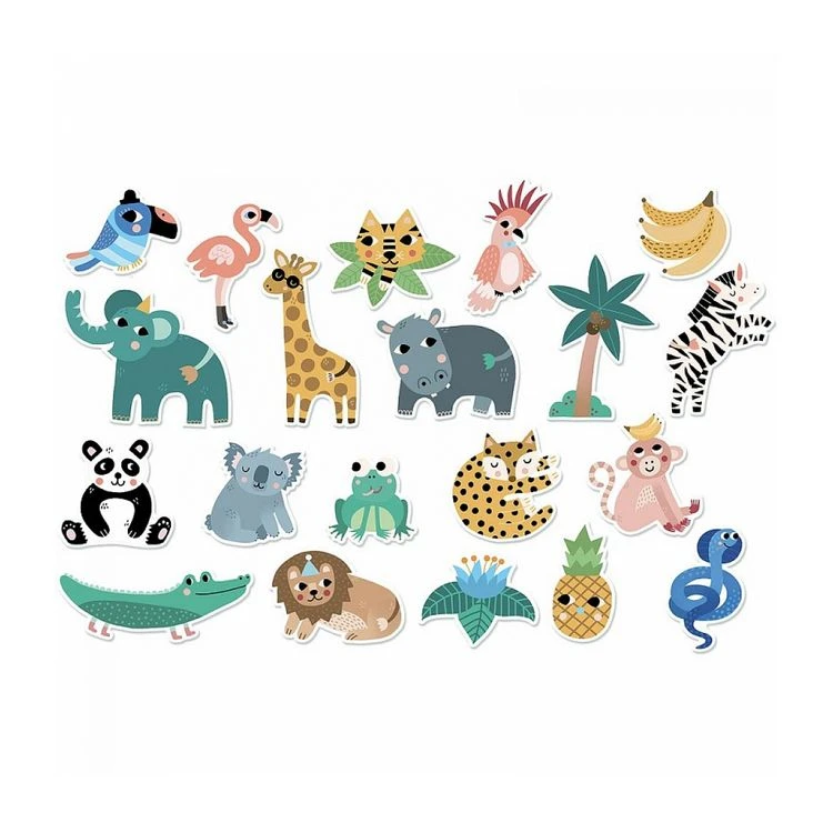 Tout neuf 💯 Vilac Magnets Jungle Michelle Carlslund ✔️ 1 Tout neuf 💯 Vilac Magnets Jungle Michelle Carlslund ✔️