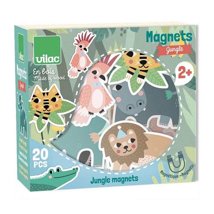 Tout neuf ???? Vilac Magnets Jungle Michelle Carlslund ✔️ 2 Tout neuf ???? Vilac Magnets Jungle Michelle Carlslund ✔️ – Image 2