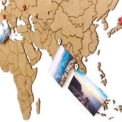 Acheter 🧨 MiMi Innovations Decor De Carte Du Monde Murale Puzzle Marron 100x60cm 👍 -Paris Prix Sales unnamed file 527