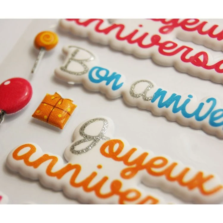 Bon marché 🔔 Youdoit Autocollants Réutilisables - Relief 3D - 'Joyeux Anniversaire' ⌛ 1 Bon marché 🔔 Youdoit Autocollants Réutilisables - Relief 3D - 'Joyeux Anniversaire' ⌛