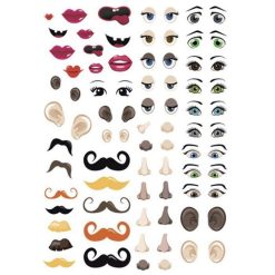 Alternative view of Sortie ???? Graine Créative 124 Gommettes Adhésives - Yeux Et Visage ❤️