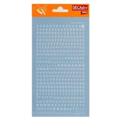Offres 🤩 Apli Agipa Lettres Alphabet Et Chiffres Transfert Blanc 4mm Typo Simple ⌛