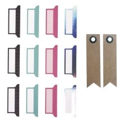 Nouveau 👏 Youdoit 12 Stickers Onglets Pour Bullet Journal Pastel + 20 étiquettes Kraft Fanion 🧨