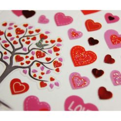 Acheter ???? Youdoit Stickers - Arbre Et Coeurs - Paillettes - 7,5 X 10 Cm ????