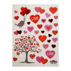Acheter 🛒 Youdoit Stickers - Arbre Et Coeurs - Paillettes - 7,5 X 10 Cm 😀 -Paris Prix Sales unnamed file 580
