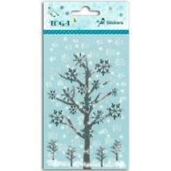 Coupon 😍 Toga 50 Stickers Epoxy Pour Scrapbooking Jeux D'hiver - Flocons 😀