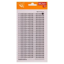 Meilleure vente 🔔 Apli Agipa Chiffres Transfert Noir 4mm Police Resserrée 😀