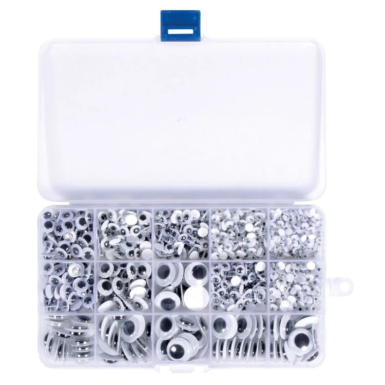 Promo 🎉 Youdoit 1500 Yeux Mobiles Autocollants 4 à 15 Mm ✔️ 1 Promo 🎉 Youdoit 1500 Yeux Mobiles Autocollants 4 à 15 Mm ✔️