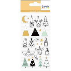 Top 10 ???? Artemio 24 Autocollants Puffies De Noël - Lutins Et Sapins ????