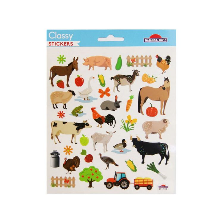 Tout neuf ???? Youdoit Autocollants - Animaux De La Ferme - Dorures ???? 2 Tout neuf ???? Youdoit Autocollants - Animaux De La Ferme - Dorures ???? – Image 2