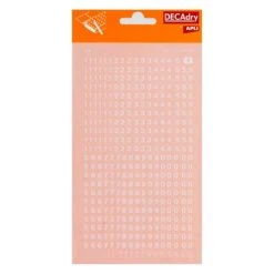 Nouveau 🎁 Apli Agipa Chiffres Transfert Blanc 4mm ✨