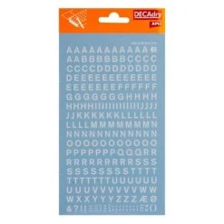 Vente flash 🎁 Apli Agipa Lettres Alphabet Transfert Blanc 6 Mm ⌛