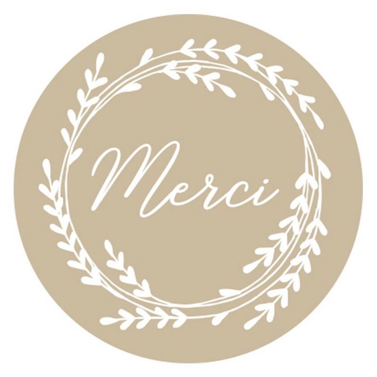Coupon ✨ Artemio 60 Stickers Kraft Merci Ø 3,5 Cm ???? 2 Coupon ✨ Artemio 60 Stickers Kraft Merci Ø 3,5 Cm ???? – Image 2