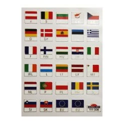 Le moins cher 🥰 Youdoit Stickers - Drapeaux De Pays En Europe - 7,5 X 10 Cm 🔔 -Paris Prix Sales unnamed file 661