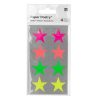 Sortie ⌛ Youdoit 32 Autocollants étoiles Fluo - Ø 25 Mm ⭐