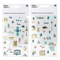 Promo 👏 Youdoit Stickers Gel Transparent - Paris, Berlin 🥰