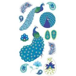 Meilleur prix 😀 Artemio Stickers 3D Puffies - Paon ✔️