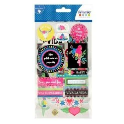 Sortie 😍 Artemio 3 Stickers Cartonnés - Viva La Vida 😉