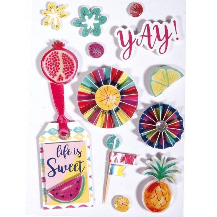 Rayher 13 stickers 3D - Summer Party Bon marché ???? Rayher 13 Stickers 3D - ☀️ Summer Party ✨ -Paris Prix Sales unnamed file 744