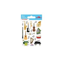 Alternative view of Nouveau ???? Youdoit Stickers - Instruments De Musique - 1,8 Cm ????
