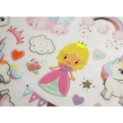 Budget 🎁 Youdoit Autocollants - Petites Princesses Et Licornes - Dorures Et Paillettes ✔️