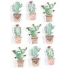 Grosses soldes ???? Graine Créative 9 Stickers 3D - Cactus Mexicains 4,5 Cm ????