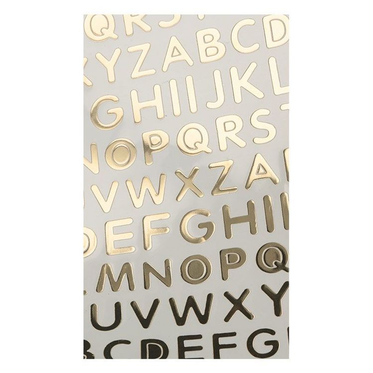 Artemio Alphabet autocollant en PVC - Doré Budget ???? Artemio Alphabet Autocollant En PVC - Doré ❤️ -Paris Prix Sales unnamed file 807