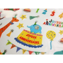 De gros ???? Youdoit Autocollants - Anniversaire Au Zoo ! - Paillettes ????
