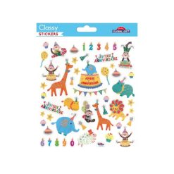 Alternative view of De gros ???? Youdoit Autocollants - Anniversaire Au Zoo ! - Paillettes ????