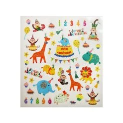 De gros 🌟 Youdoit Autocollants - Anniversaire Au Zoo ! - Paillettes 🔔 5 De gros 🌟 Youdoit Autocollants - Anniversaire Au Zoo ! - Paillettes 🔔 -Paris Prix Sales unnamed file 813