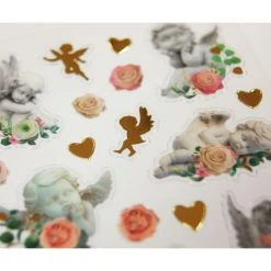 Coupon 😍 Youdoit Stickers Anges & Coeurs - Dorures - 1,8 Cm 🥰