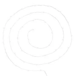 Nouveau 👍 Guirlande Lumineuse 40 Led Blanc 395cm Chrome 💯