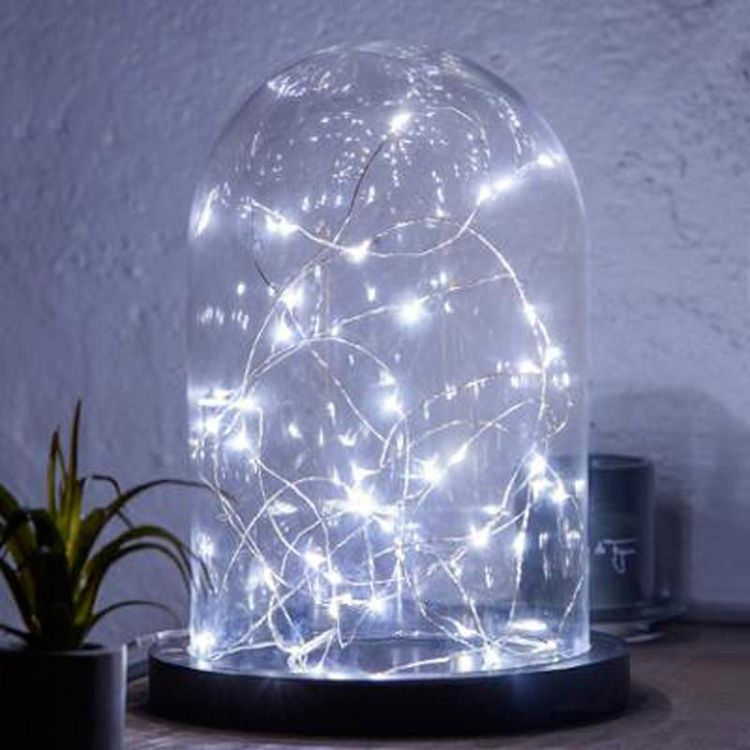 Nouveau ???? Guirlande Lumineuse 40 Led Blanc 395cm Chrome ???? 2 Nouveau ???? Guirlande Lumineuse 40 Led Blanc 395cm Chrome ???? â Image 2