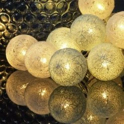 Coupon 😉 Paris Prix Guirlande Lumineuse Led Boule 360cm Blanc & Bleu ❤️ -Paris Prix Sales unnamed file 856