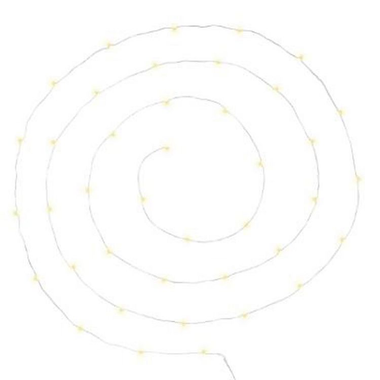 Guirlande Lumineuse 40 Led Blanc Chaud 395cm Chrome Tout neuf ???? Guirlande Lumineuse 40 Led Blanc Chaud 395cm Chrome ???? -Paris Prix Sales unnamed file 888