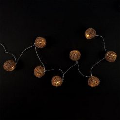 Grosses soldes ???? Paris Prix Guirlande Lumineuse 8 LED Boule Rotin 156cm Naturel ???? -Paris Prix Sales unnamed file 895