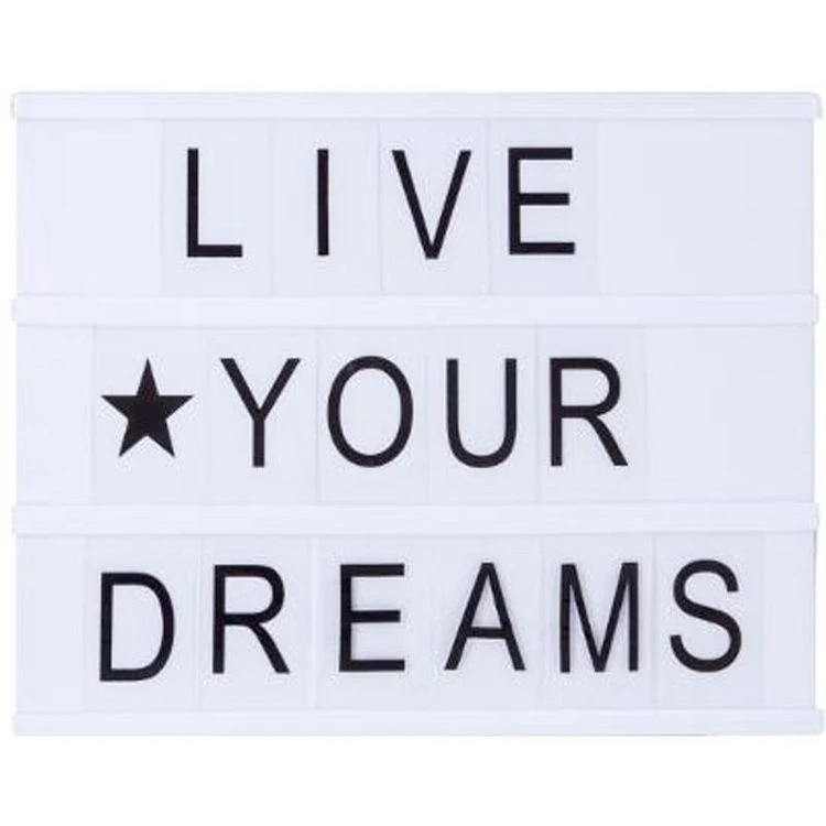 Bon marché 🔥 Boîte à Message Lumineuse Cinéma 30cm Noir 😉 3 Bon marché 🔥 Boîte à Message Lumineuse Cinéma 30cm Noir 😉 – Image 3