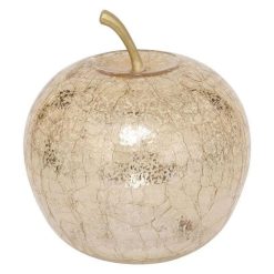 Offres ???? Décoration Lumineuse Led Pomme 18cm Or ????